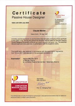 Certification Passive House